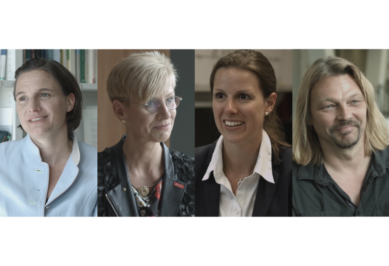 Professorin Dr. Julia Gillen, Professorin Dr. Anke Kaysser-Pyzalla, Professorin Dr. Kathrin Ottink und Professor Dr. Harald Strating